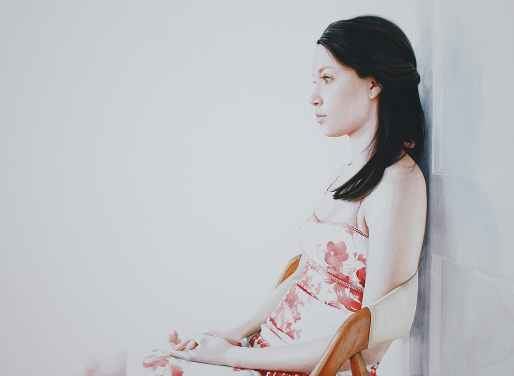 Accept As True, 22x30, watercolor on Aquabord