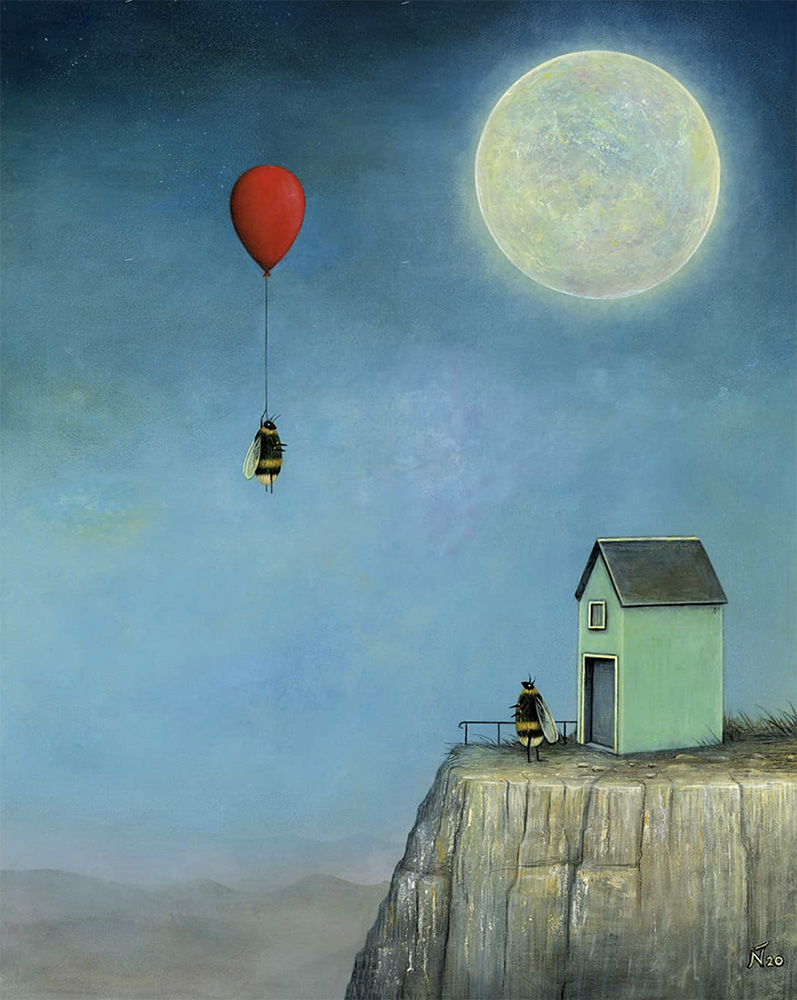 The Return, 14x11, acrylic on Gessobord